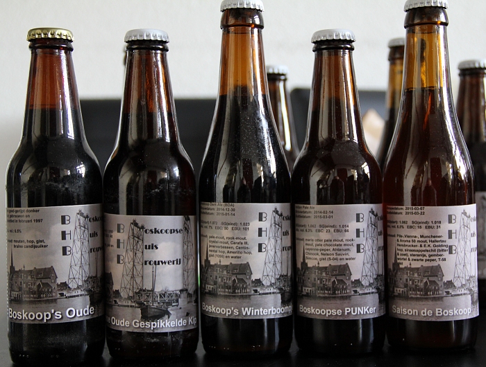 de bieren van de Boskoopse Huis Brouwerij