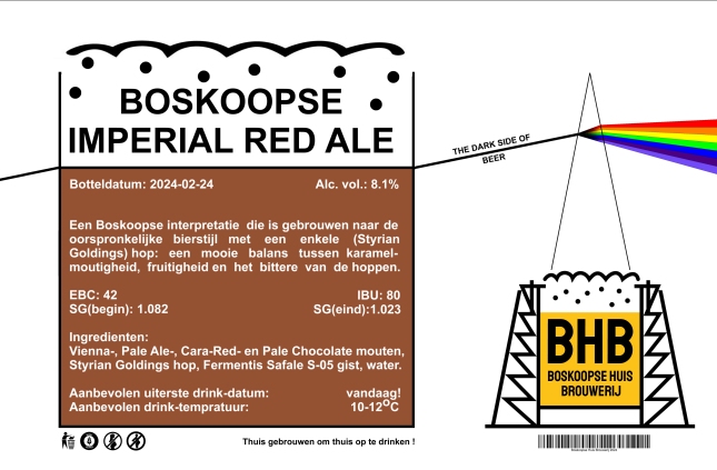 label - Boskoopse Imperial Red Ale