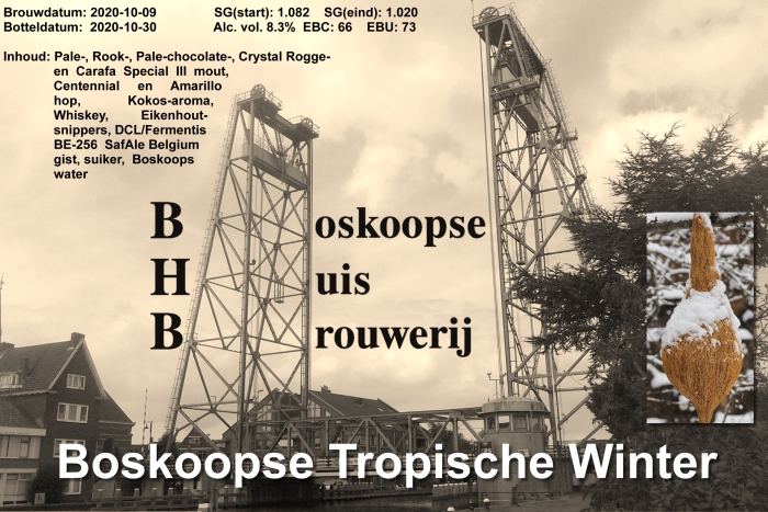 label - Boskoopse Tropische Winter