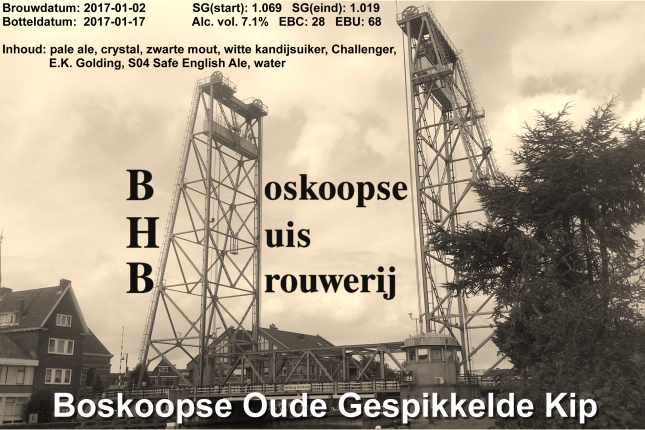 Boskoopse Oude Gespikkelde Kip 2017